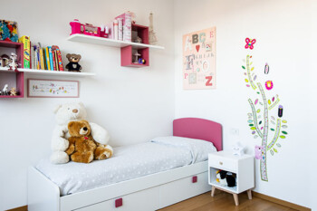 cameretta bambina design on time